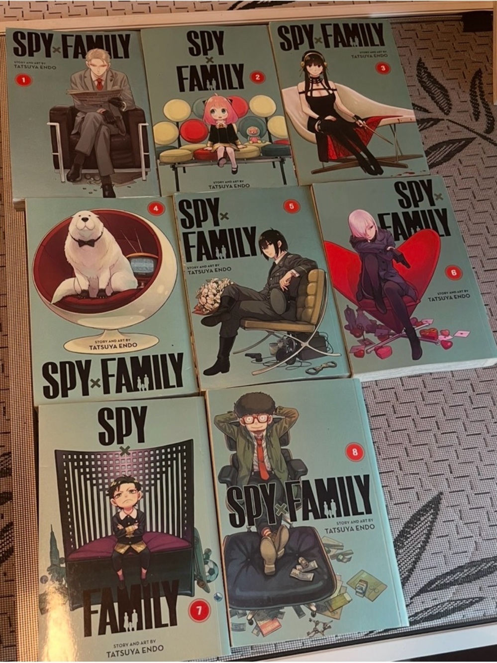 SPY×FAMILY Manga Volumes with Teal Covers